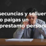 consecuencias y soluciones si no pagas un prestamo personal