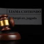 notificación de embargo en juzgado